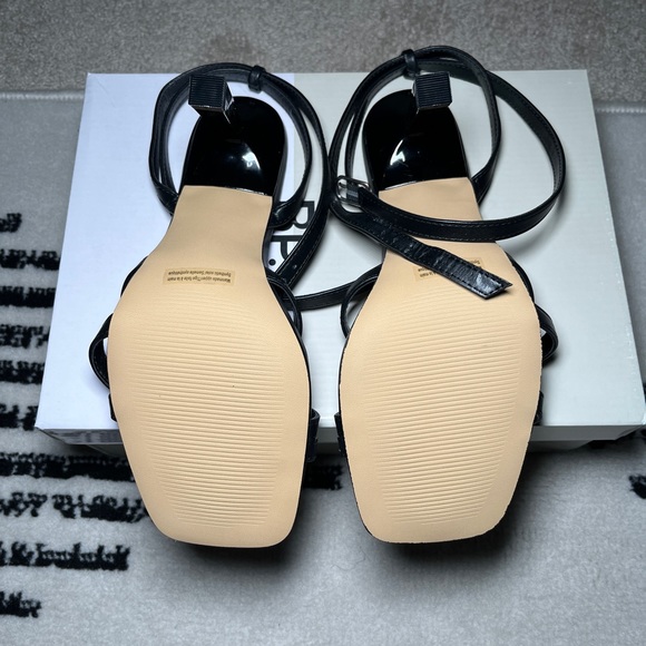 Nordstrom Black Strappy Heels/Heeled Sandals - Picture 8 of 10